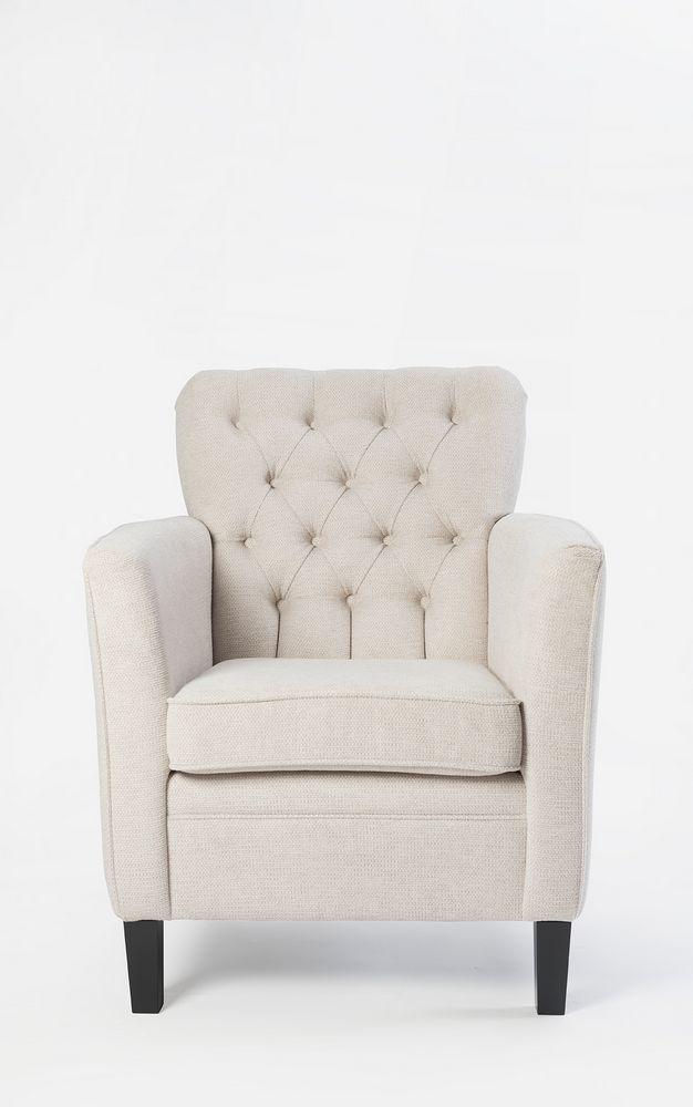 Fauteuil Lucas met capiton